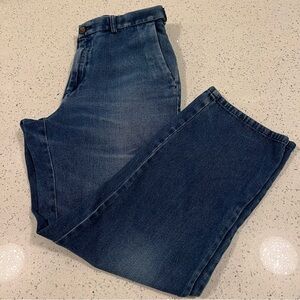 Vintage HAGGAR Mom Jeans | 100% Cotton | 36"x32" | Inner Elastic Side Waistband